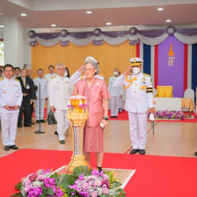 พิธีเปิดอาคารหอพระราชประวัติพระบาทสมเด็จพระจอมเกล้าเจ้าอยู่หัว พระสยามเทวมหามกุฏวิทยมหาราช ภาพที่ 2