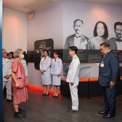 พิธีเปิดอาคารหอพระราชประวัติพระบาทสมเด็จพระจอมเกล้าเจ้าอยู่หัว พระสยามเทวมหามกุฏวิทยมหาราช ภาพที่ 9